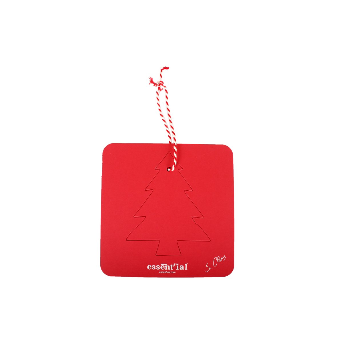 Decorazione natalizia Appendiauguri Albero di Natale rosso - immagine 2