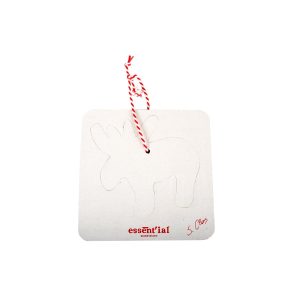 Decorazione natalizia Appendiauguri Renna bianca