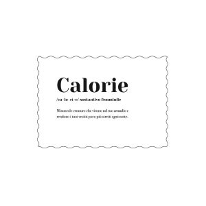 Cartolina “Calorie”