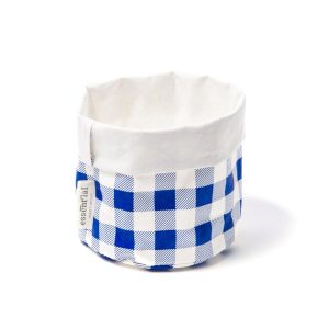 Sacco tondo piccolo pic nic blu