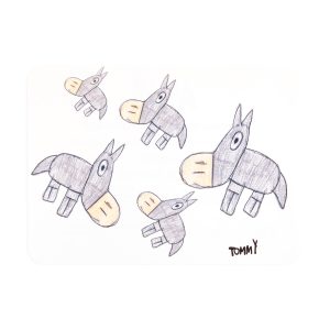 Tommy – Tovaglietta Asino