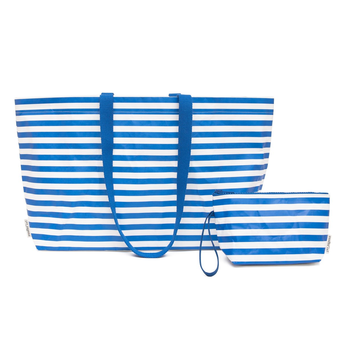 Pochette Size M sun righe bianca/blu - immagine 3