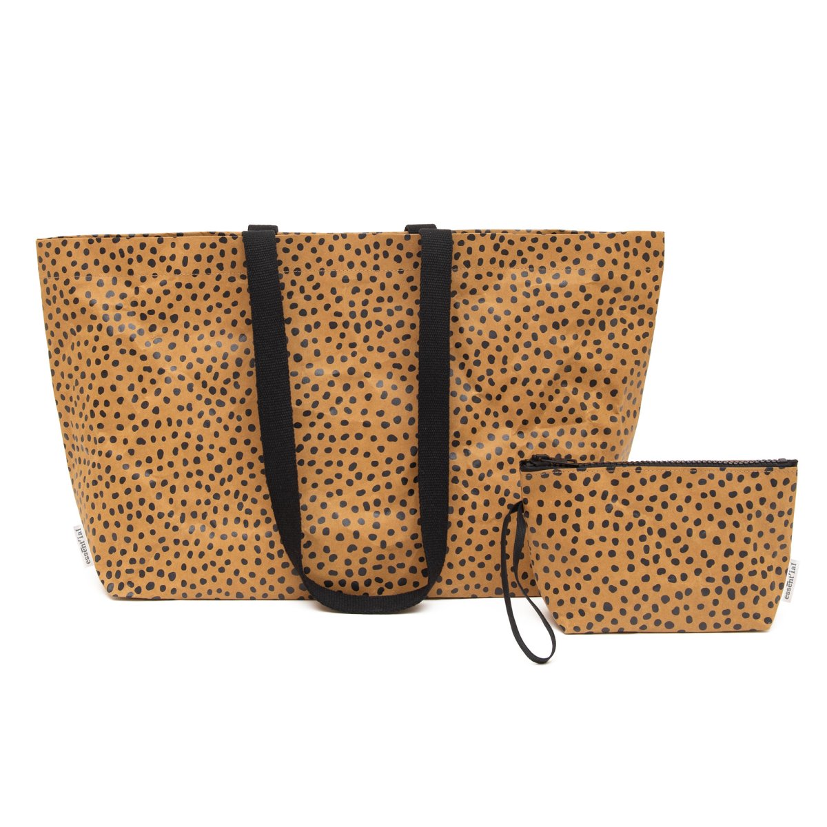 Pochette Size M sun puntini avana/nero - immagine 3