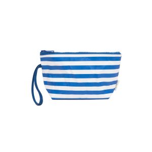 Pochette Size M sun righe bianca/blu