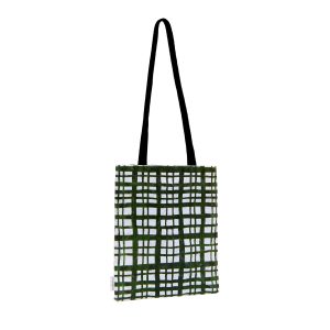 Borsa Square bag S “trame green moss”