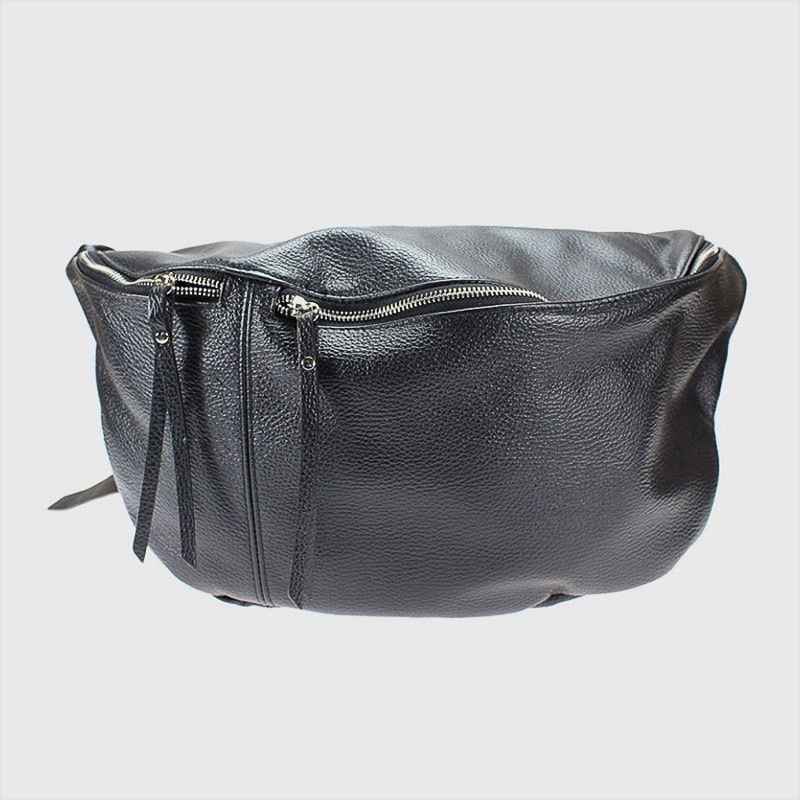 ETHAN MARSUPIO BORSA GRANDE IN PELLE BOTTALATA – DISPONIBILE IN VARI COLORI - immagine 3