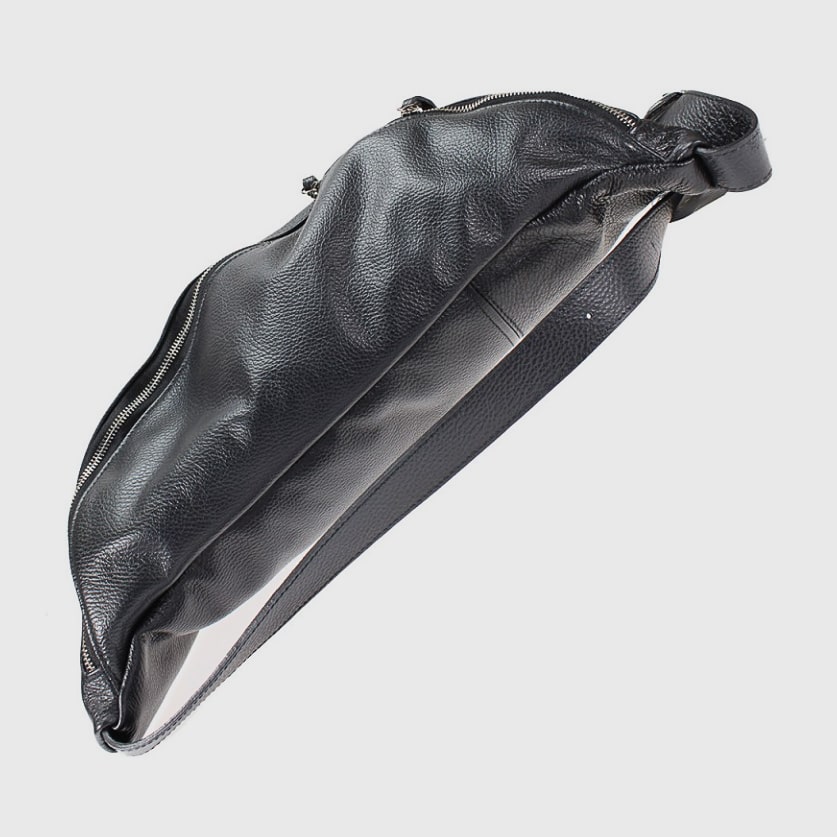 ETHAN MARSUPIO BORSA GRANDE IN PELLE BOTTALATA – DISPONIBILE IN VARI COLORI - immagine 5