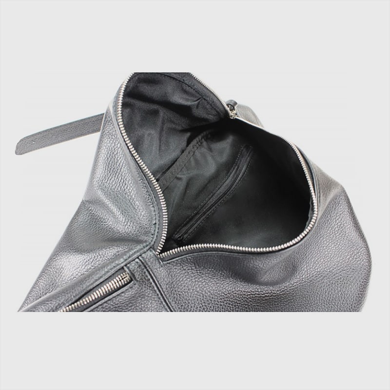 ETHAN MARSUPIO BORSA GRANDE IN PELLE BOTTALATA – DISPONIBILE IN VARI COLORI - immagine 7