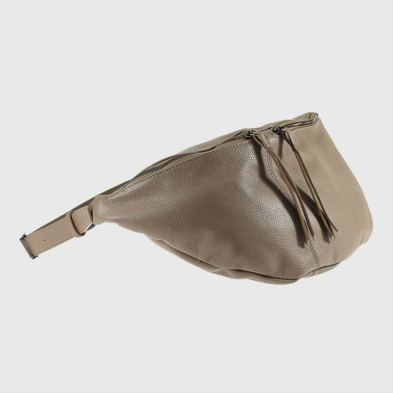 ETHAN MARSUPIO BORSA GRANDE IN PELLE BOTTALATA – DISPONIBILE IN VARI COLORI