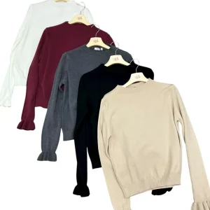 Maglia polso arricciato - abbigliamento - Stilosa