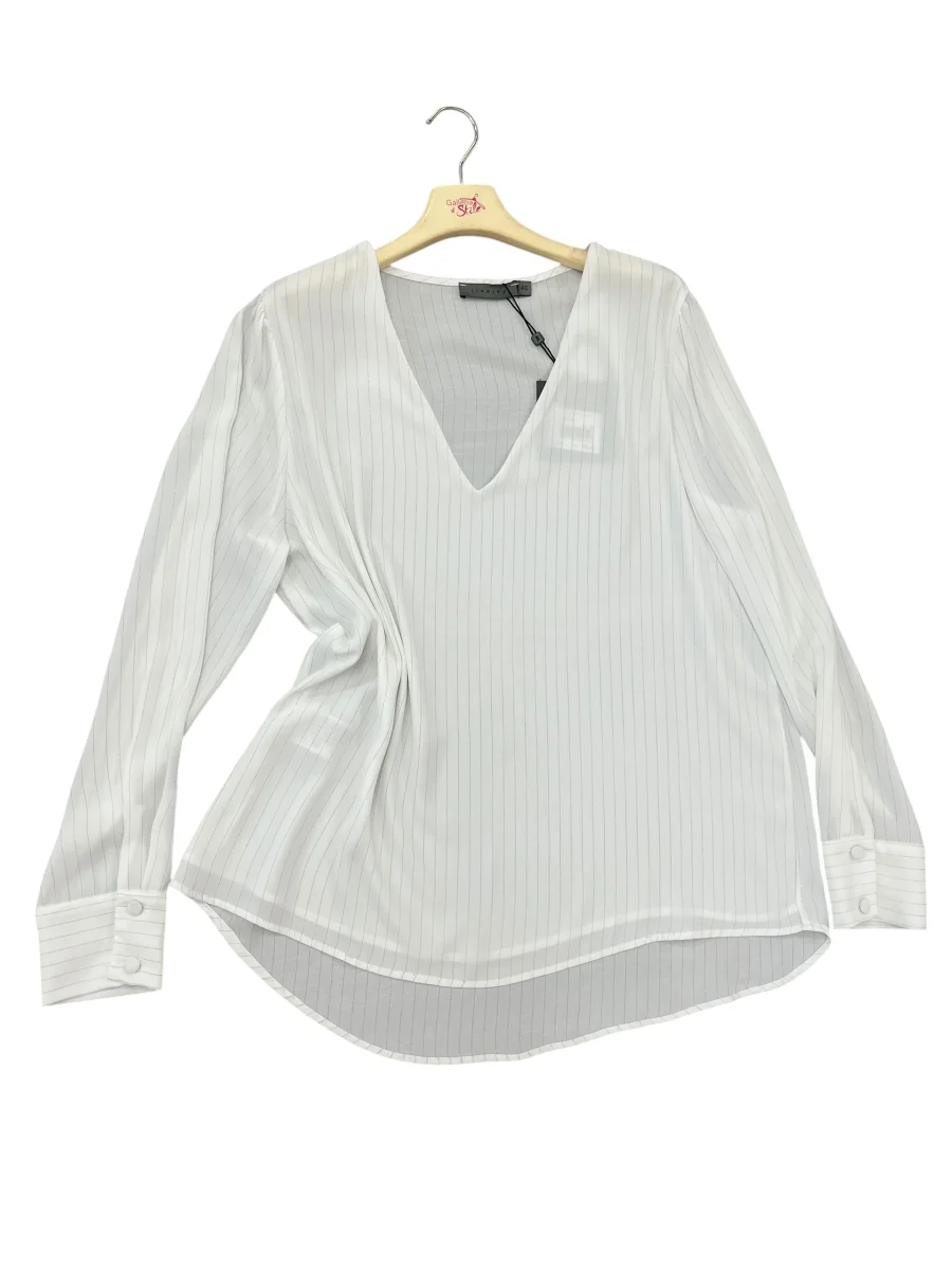 Blusa gessata filo lurex - abbigliamento - Jiveley - immagine 4
