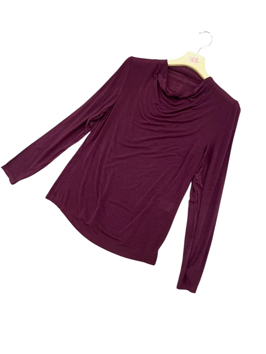 Cachemiretta gronda vino - abbigliamento - Stilosa - immagine 3