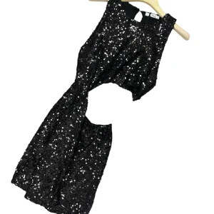 Abito paillettes apertura - abbigliamento - Stilosa