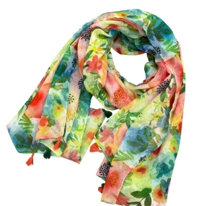 Foulard fiorellini multicolor - abbigliamento - Stilosa