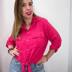 Camicetta nodo con tasche - abbigliamento - Stilosa