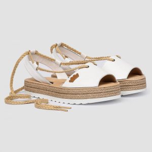 SCARPA IBICENCA DONNA IN PELLE COLORE BIANCO HERMOSA