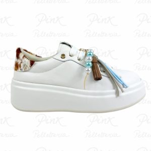 GIO+ Oliva Sneaker Woman Charms OLIVA02A Latte/Mucca.