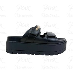 GUESS .Faxon Ciabatta 2 Strap FLJFAXELE03 BLACK Black