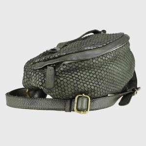 MARSUPIO IN PELLE VINTAGE LASERATA EFFETTO RETTILE MOA – DISPONIBILE IN VARI COLORI