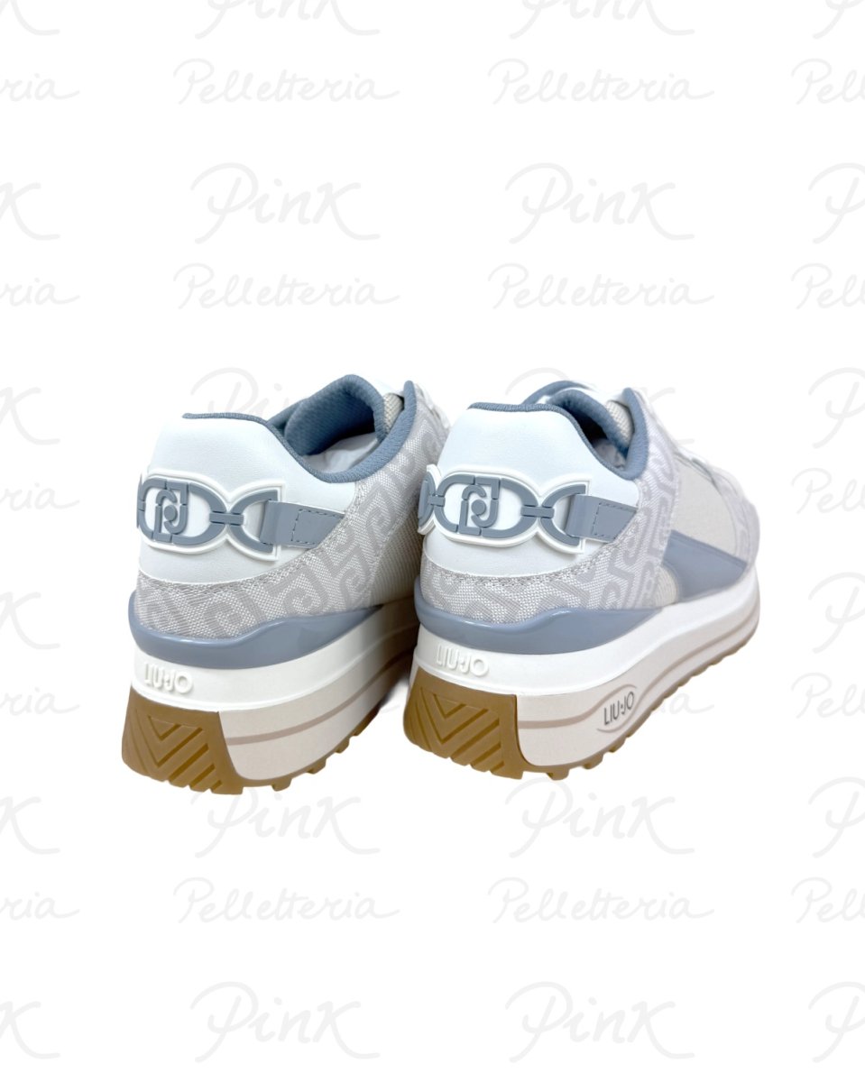 LIU JO Maxi Wonder 91 Sneaker BA6011TX518S3974 White/Air - immagine 4