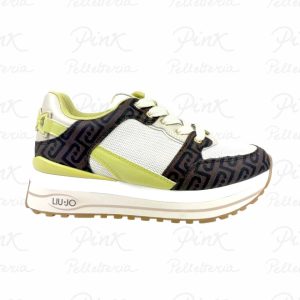 LIU JO Maxi Wonder 91 Sneaker BA6011TX518S4050 Brown/Citronelle