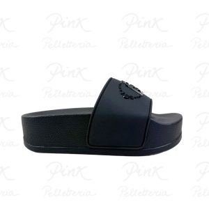 LIU JO Mykonos 01 Slipper Rubberized BA6077EX02822222 Black