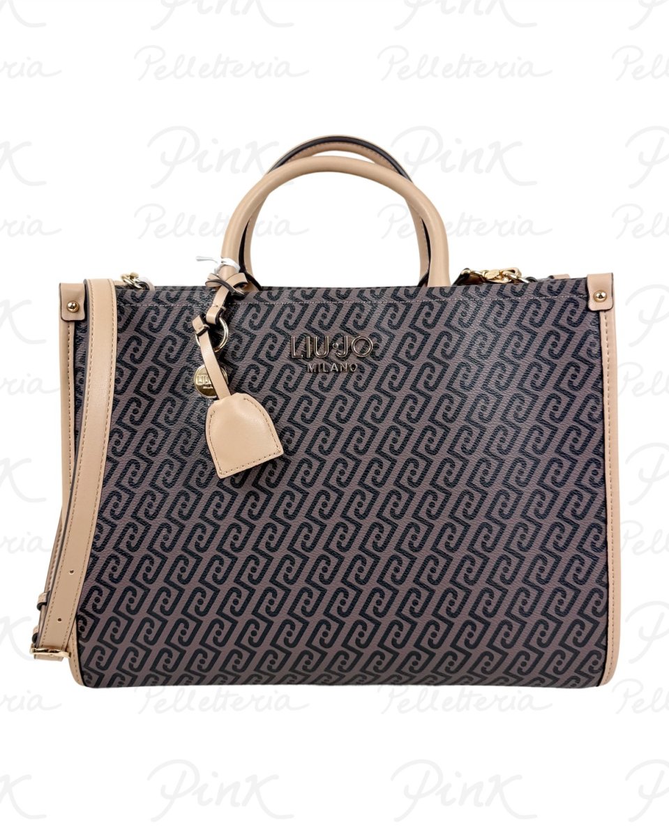 LIU JO Ridhi Ecs M Tote AA6206E1012 C3904 Testa Moro/Dark Cipria