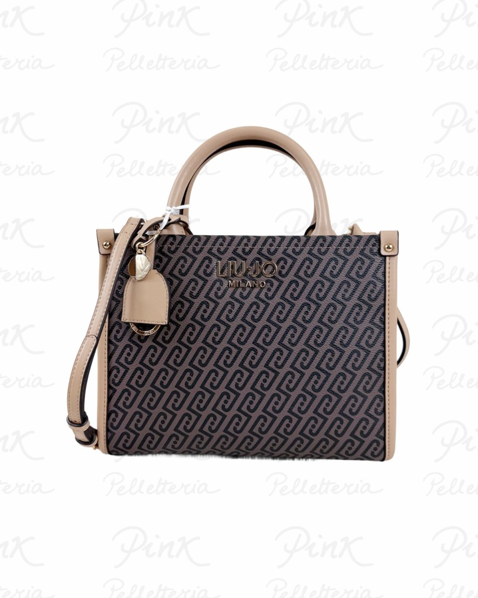 LIU JO Ridhi Ecs S Tote AA6192E1012 C3904 Testa Moro/Dark Cipria
