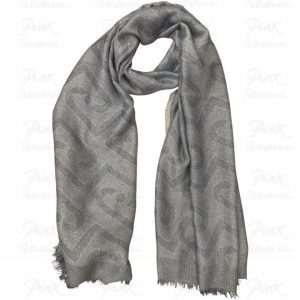 LIU JO Stola Eff Denim New Logo Chain 2A6019T0300 00737 Denim