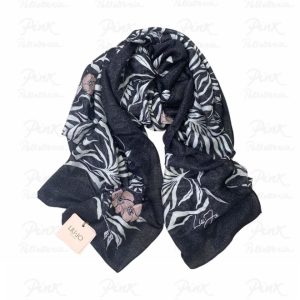 LIU JO Stola Flowers Zebra 2A6032T2738 22222 Nero