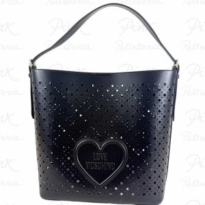 LOVE MOSCHINO Traforato Sacca JC4292PP0O KK0 000 Nero