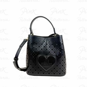 LOVE MOSCHINO Traforato Secchiello Piccolo JC4294PP0O KK0 000 Nero