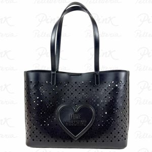 LOVE MOSCHINO Traforato Shopping JC4289PP0O KK0 000 Nero