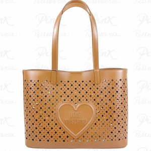 LOVE MOSCHINO Traforato Shopping JC4289PP0O KK0 200 Cuoio