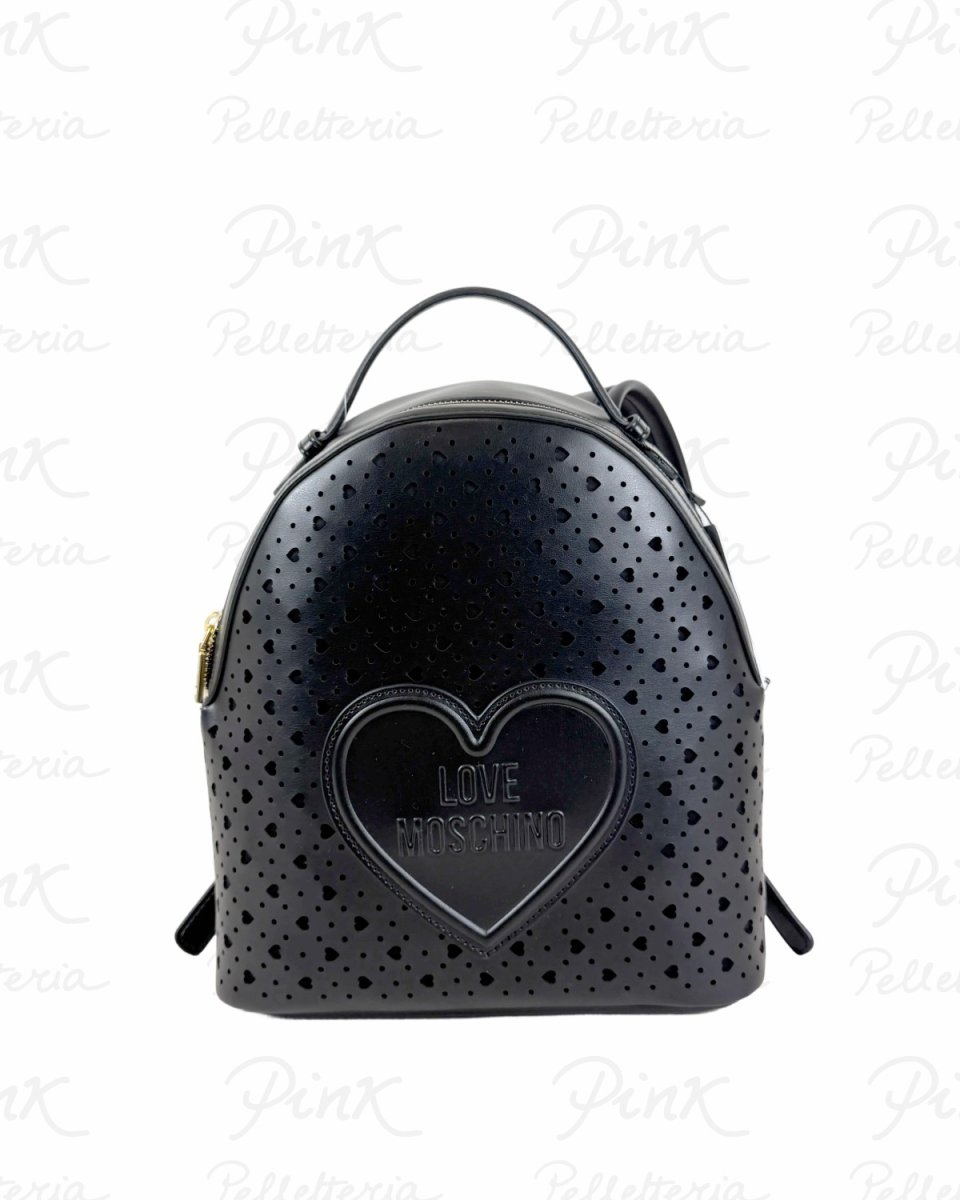 LOVE MOSCHINO Traforato Zaino JC4293PP0O KK0 000 Nero