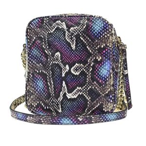 LUCE BORSA TRACOLLA PELLE PITONATA € 89 – DISPONIBILE IN VARI COLORI