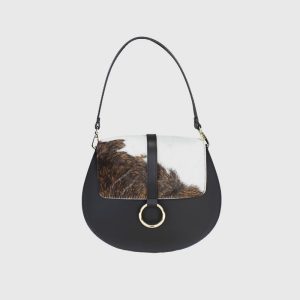 BORSA SADDLE CON PATTA IN CAVALLINO LUCRECIA – DISPONIBILE IN VARI COLORI