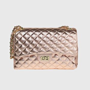 BORSA GRANDE CON CATENA PELLE TRAPUNTATA MARGAUX – DISPONIBILE IN VARI COLORI