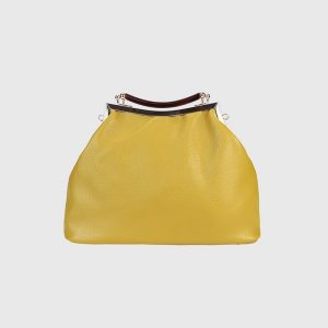 BORSA CLIC CLAC IN PELLE BOTTALATA MERY – DISPONIBILE IN VARI COLORI