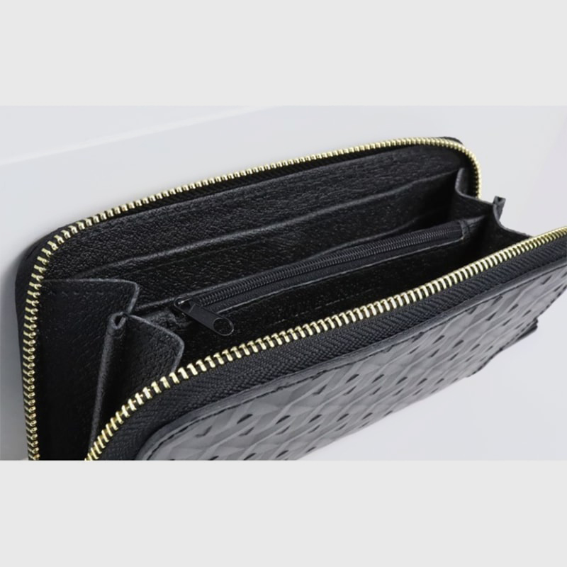 MICHELA PORTAFOGLIO DONNA IN PELLE A BUSTA CON ZIP – DISPONIBILE IN VARI COLORI - immagine 5