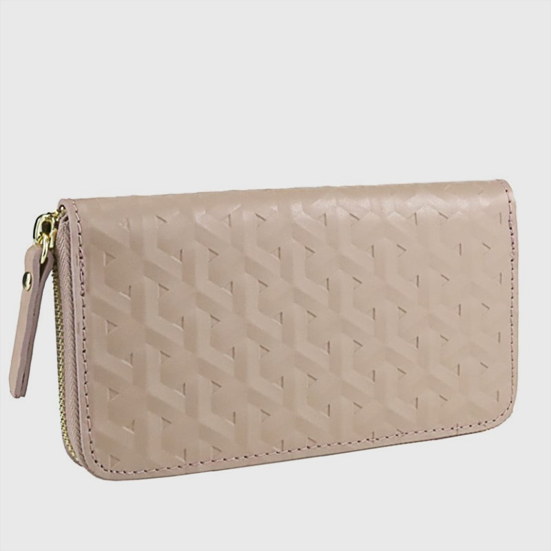 MICHELA PORTAFOGLIO DONNA IN PELLE A BUSTA CON ZIP – DISPONIBILE IN VARI COLORI