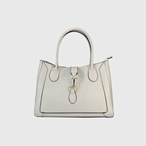 BORSA TOTE DONNA IN PELLE LISCIA NEW NISHA – DISPONIBILE IN VARI COLORI