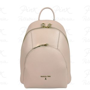 PATRIZIA PEPE Zaino 2 Zip in Pelle 8B0325 L001 R874 Warm Skin