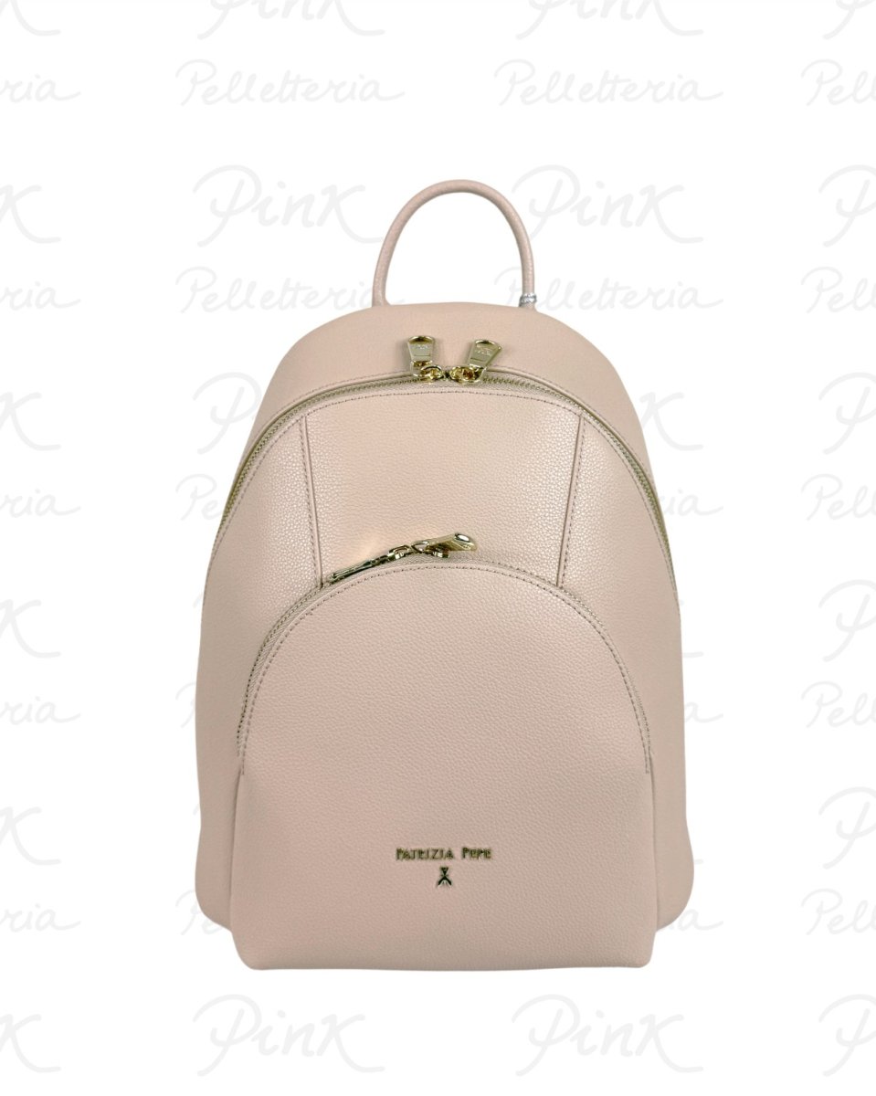 PATRIZIA PEPE Zaino 2 Zip in Pelle 8B0325 L001 R874 Warm Skin - immagine 2