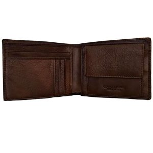 PH5044MS PORTAFOGLIO UOMO INTRECCIATO IN PELLE INTRECCIATA MARRONE SCURO