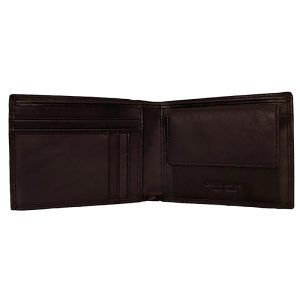 PH5044TM PORTAFOGLIO UOMO INTRECCIATO IN PELLE INTRECCIATA TESTA MORO