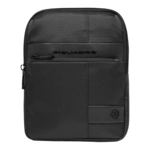 PIQUADRO Borsello in Tessuto e Pelle 2 Comparti CA6303W129/N Nero