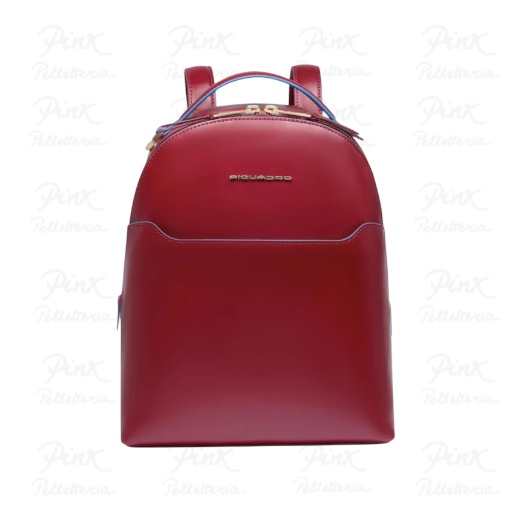 PIQUADRO Zaino Donna Porta Ipad Mini 1 Comparto in Pelle CA6677B2/R Rosso