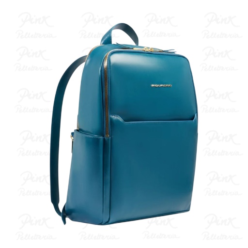 PIQUADRO Zaino Donna Porta PC 14″ 2 Comparti in Pelle CA6678B2/OT3 - immagine 4