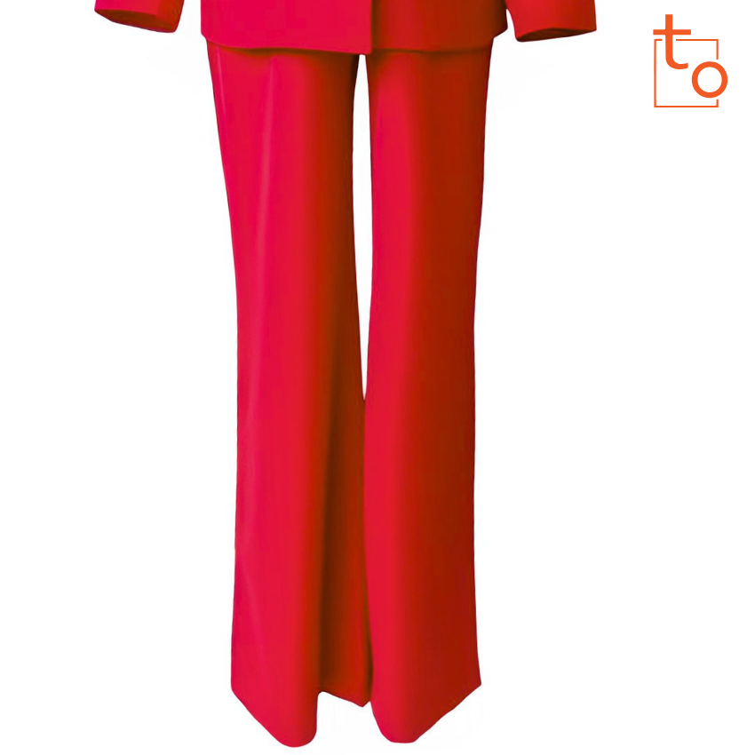 Pantalone a zampa Tob438 - immagine 6